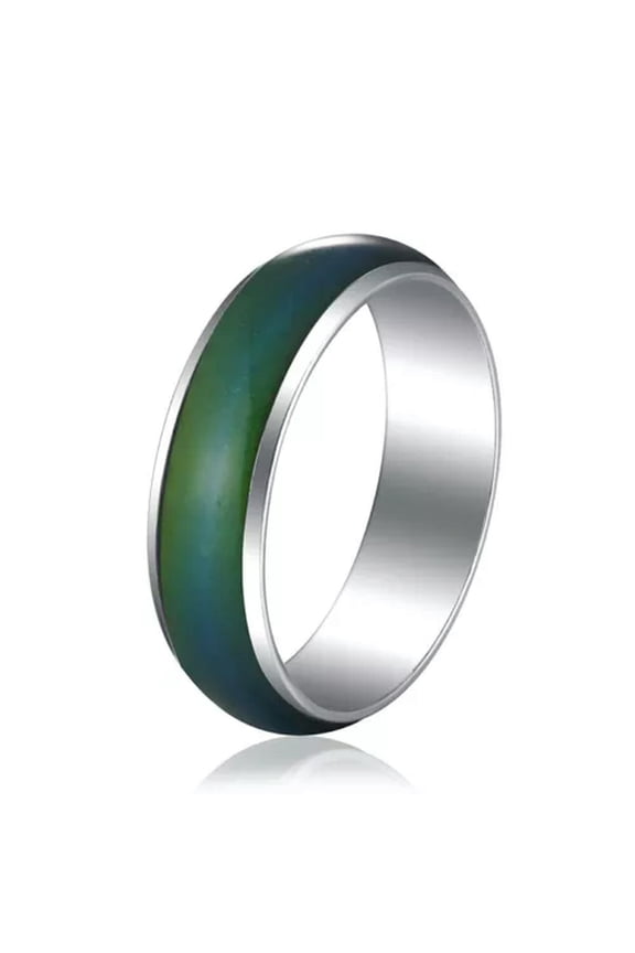 Stainless Steel Color Changing Emotion Ring Temperature Rings For Women Men-18MM
