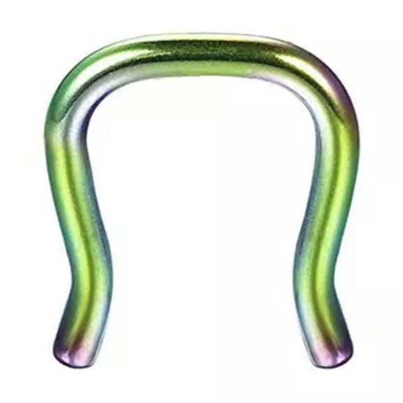 K-KED Stainless Steel U-Shaped Septum Ring Fashion Nose Clip Cuff Piercing Nose Ring-Multi