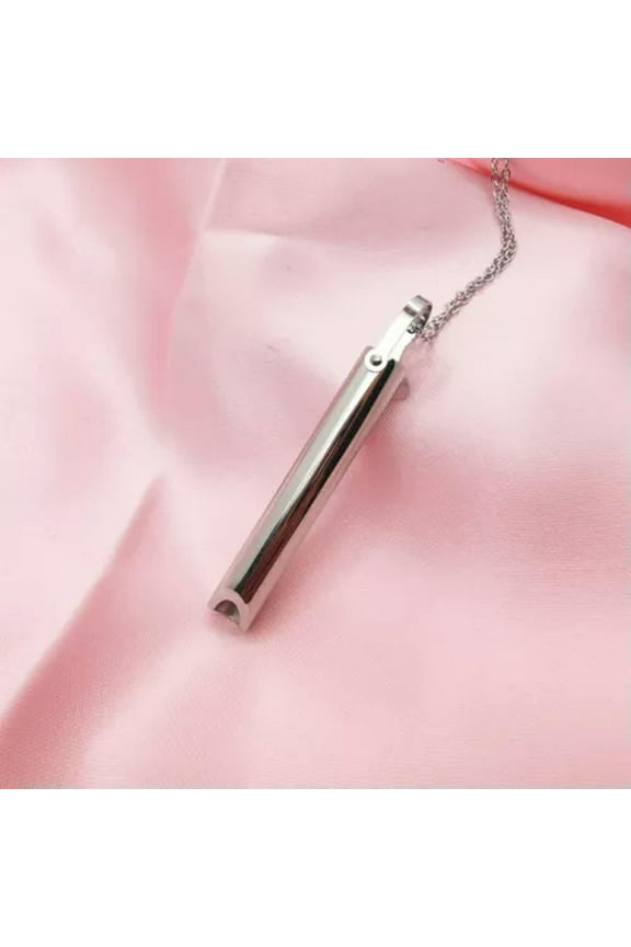 Stress Anxiety Necklace Mindfulness Breathing Tool Calming Relief Chain-#1