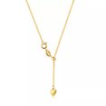 thumbnail image 1 of K-KED Stunning Light Luxury Heart-Shaped Pendant Fashionable Stainless Steel Necklace-Gold, 1 of 6