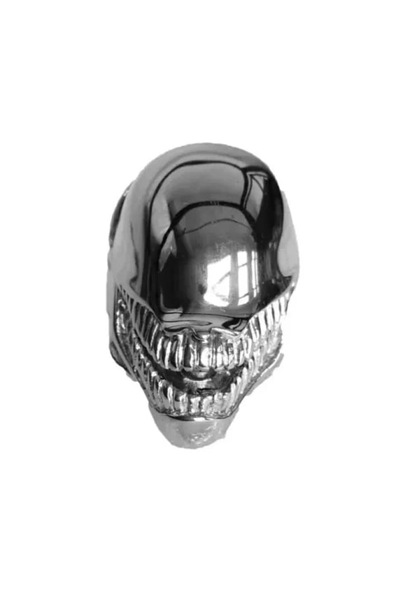 Trendy Men's Personality Can Open Shark Head Stainless Steel Rings Size 7-13-11