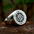 thumbnail image 1 of K-KED Twelve Signs Of The Zodiac Constellation Ring Stainless Steel Fashion Ring Gift-8-Aquarius, 1 of 6