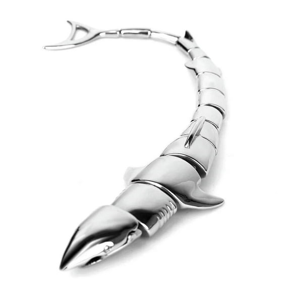 K-KED Vintage Punk Bracelet Stylish Shark Pattern Wristband Men Women