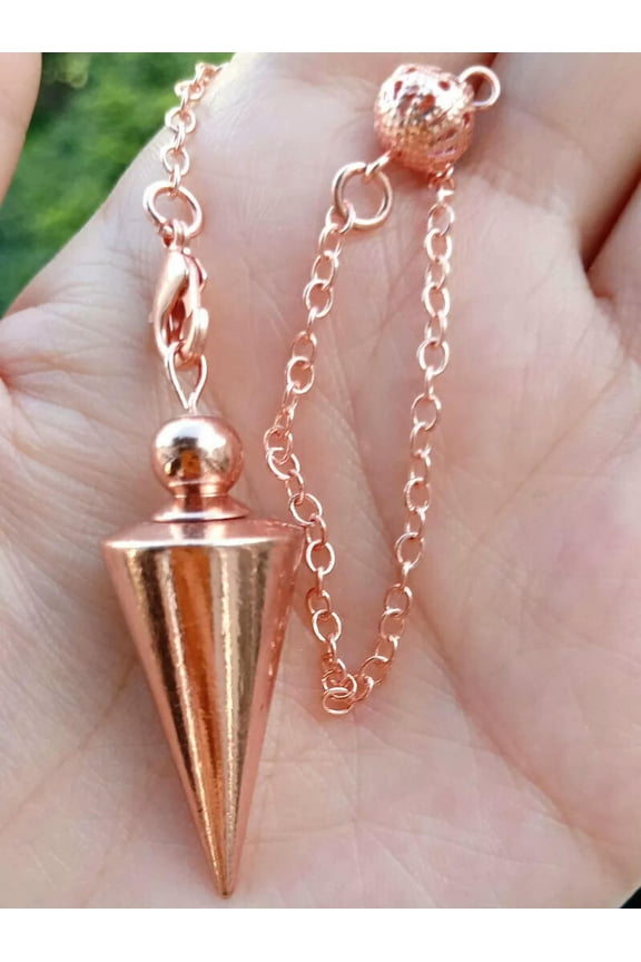 Wholesale 5pcs Meltal Chakra Pendulum Pendant Energy Power Reiki Healing Amulet