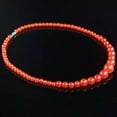 thumbnail image 1 of K-KED Wholesale 6-14mm multicolor jade gemstone round beads Delicate Jewelry Necklaces 18"-Red, 1 of 6
