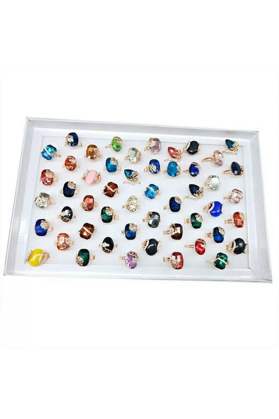 Wholesale Delicate Jewelry Mixed Lots 20pcs Rings For Women Silver P Fashion Ring