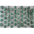 thumbnail image 1 of K-KED Wholesale Mixed Lots 32pcs Green Natural Stone Silver Plated Alloy Lady's Rings, 1 of 8