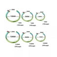 thumbnail image 1 of K-KED Women C-shaped Fake Nose Ring Labret Lip Ring Stainless Steel Piercing Clip On -multi-0.8*6mm, 1 of 9