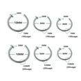 thumbnail image 1 of K-KED Women C-shaped Fake Nose Ring Labret Lip Ring Stainless Steel Piercing Clip On -silver-0.8*10mm, 1 of 9