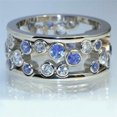 thumbnail image 1 of K-KED Women Delicate Jewelry 925 Silver Filled Cubic Zirconia Rings Wedding Party Ring Sz 6-10-#4-6, 1 of 9