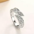 thumbnail image 1 of K-KED Women Fashion 925 Silver Filled Rings Gifts Cubic Zirconia Delicate Jewelry Size 6-10-8, 1 of 6