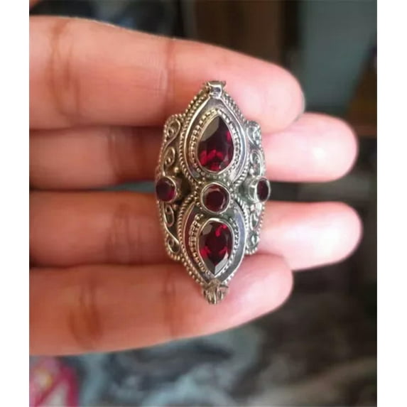 K-KED Women Fashion Wedding 925 Silver Rings Cubic Zirconia Delicate Jewelry Size 6-10-9-#1