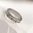thumbnail image 1 of K-KED Women Men Stainless Steel Silver/Black Rings Wedding Band Delicate Jewelry Gift Size 6-12-#4-6, 1 of 6