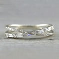 thumbnail image 1 of K-KED Women Wedding 925 Silver Filled Rings Cubic Zirconia Fashion Delicate Jewelry Size 5-12-Black-12, 1 of 7