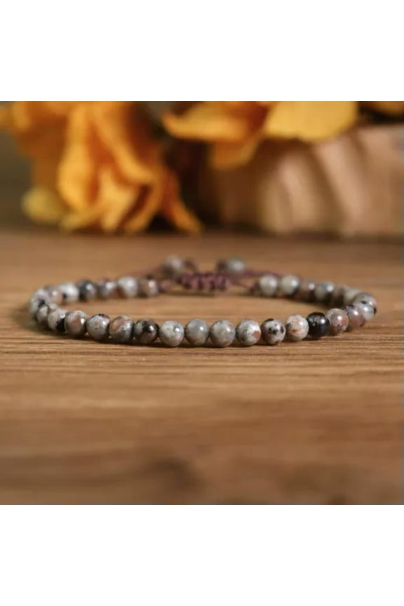 Yooperlite 6mm Beads UV Reactive Fluorescent Glowing Healing Women Men Bracelet