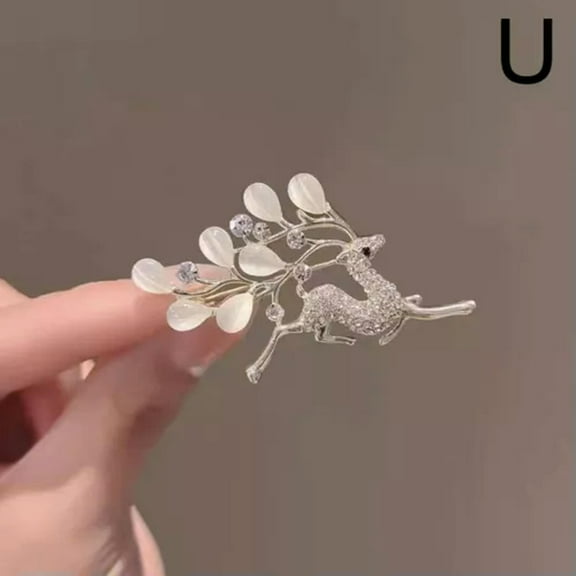 K-KED Zircon Crystal Dragonfly Butterfly Brooch Pin Collar Brooch Women Delicate Jewelry Gift-U
