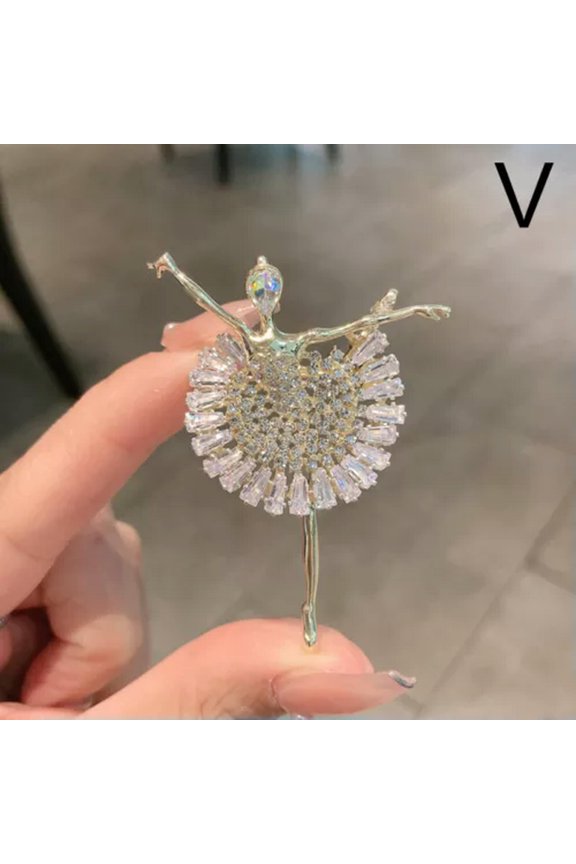 Zircon Crystal Dragonfly Butterfly Brooch Pin Collar Brooch Women Delicate Jewelry Gift-V
