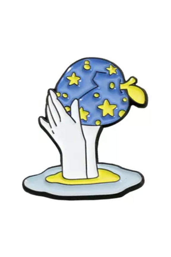 alien drawing board brooch Starry Cup Dance Brooch Shark Brooch Lapel pi /-4