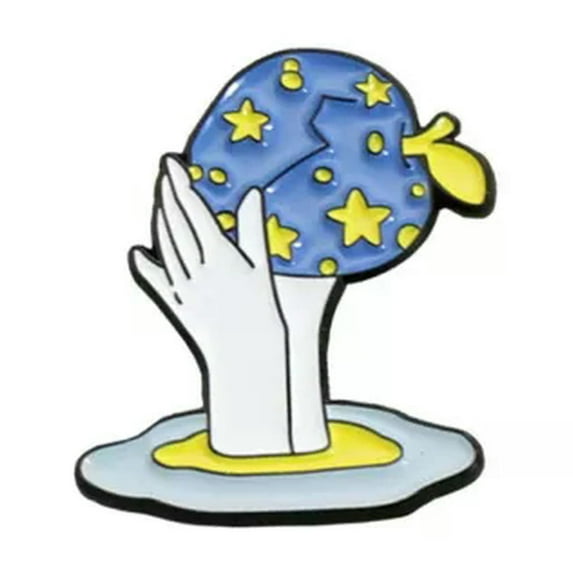 K-KED alien drawing board brooch Starry Cup Dance Brooch Shark Brooch Lapel pi /-4