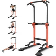 K KiNGKANG Power Tower Dip Station Free-Standing Workout Station Chin-Ups Push-Ups 330LBS 1 Pack