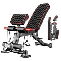K Kingkang Adjustable Weight Bench Utility Workout Bench for Home Gym,Foldable Incline Decline Benches for Full Body Workout 780LB