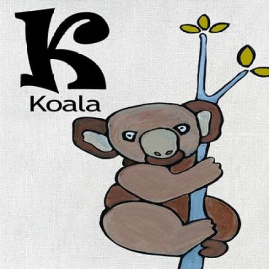K - Koala Canvas Art - Shanni Welsh (24 x 24)