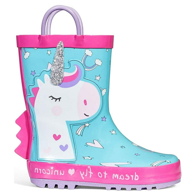 Little girl unicorn boots cheap