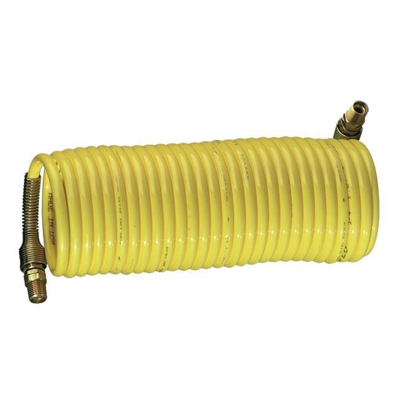 K&L Supply 35-8533 Recoil Nylon Air Hose, 25 Ft. With Swivels