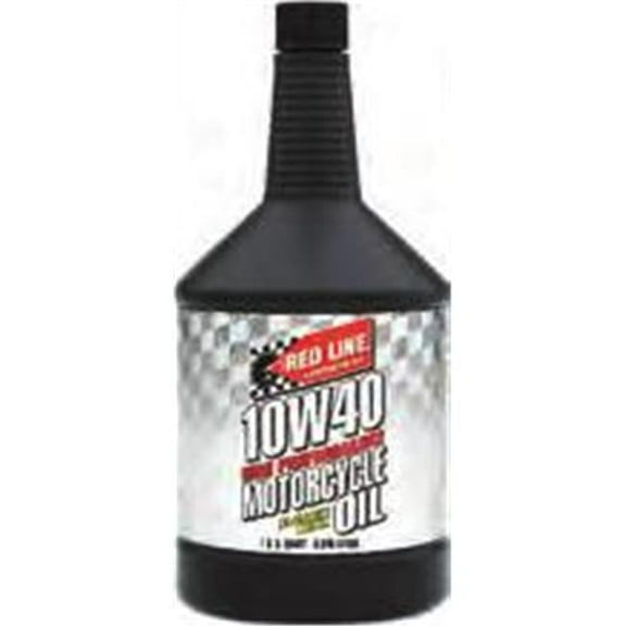 K&L Supply Red Line Motorcycle Oil, 10W 40 Quart