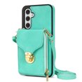 thumbnail image 1 of K-LION for Samsung Galaxy A14 Crossbody Wallet Case, Zipper Leather Phone Case with RFID Blocking Card Holder Shoulder Strap Purse Cover  for Women Men for Samsung A14 5G,Mint, 1 of 6