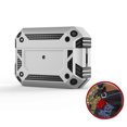 thumbnail image 1 of K-Lion for AirPods Pro 2 Case, Military Grade AirPods Pro 2nd Generation Case, Protective Cover with Keychain Visible Front LED Shockproof Cover, Silver, 1 of 4