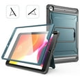 thumbnail image 1 of K-Lion for Apple iPad 10.2 inch 9th/8th/7th (2021/2020/2019) Case with Screen Protector,Heavy Duty Kickstand Function Rugged Case Shockproof Protective Cover for iPad 10.2 inch 9th/8th/7th, Blue, 1 of 7
