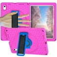 thumbnail image 1 of K-Lion for Apple iPad 10th Gen 10.9" 2022 Rugged Case Honeycomb Pattern 360° Rotatable kickstand Handstrap Shoulder Strap Shockproof Anti-Scratch Heavy Duty Case,C, 1 of 8