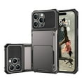 thumbnail image 1 of K-Lion for Apple iPhone 15 Pro Max Wallet Case, Fashion Luxury Back Card Holder Heavy Duty Flip Rugged Case Shockproof Anti-Drop Full Protection Hybrid Phone Cover for iPhone 15 Pro Max, Gray, 1 of 8