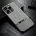 thumbnail image 1 of K-Lion Case for Apple iPhone 14 Pro,Wood Texture PU Leather Slim Thin Fit Lightweight Full Camera Lens Protection Anti-Fingerprint Shockproof Phone Cover,Gray, 1 of 7