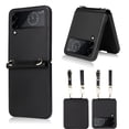 thumbnail image 1 of K-Lion Case for Galaxy Z Flip 3 5G Phone (2021) with Crossbody Neck Adjustable Shoulder Strap Lanyard PU Leather & Soft TPU Bumper Shock-Resistant Thin Cover for Samsung Galaxy Z Flip 3 (6.7"), Black, 1 of 9