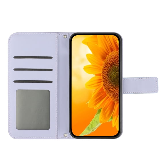 K-Lion Compatible with OnePlus 9 Wallet Case, Skin Touch Feeling Soft TPU Flip Adjustable Stand Case with Credit Card Holder and Wrist Strap,Lightpurple