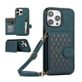 thumbnail image 1 of K-Lion Crossbody Wallet Case for iPhone 14 Pro with Card Holder, Shockproof Purse Cover with Removable Crossbody Strap Compatible with iPhone 14 Pro,Green, 1 of 1