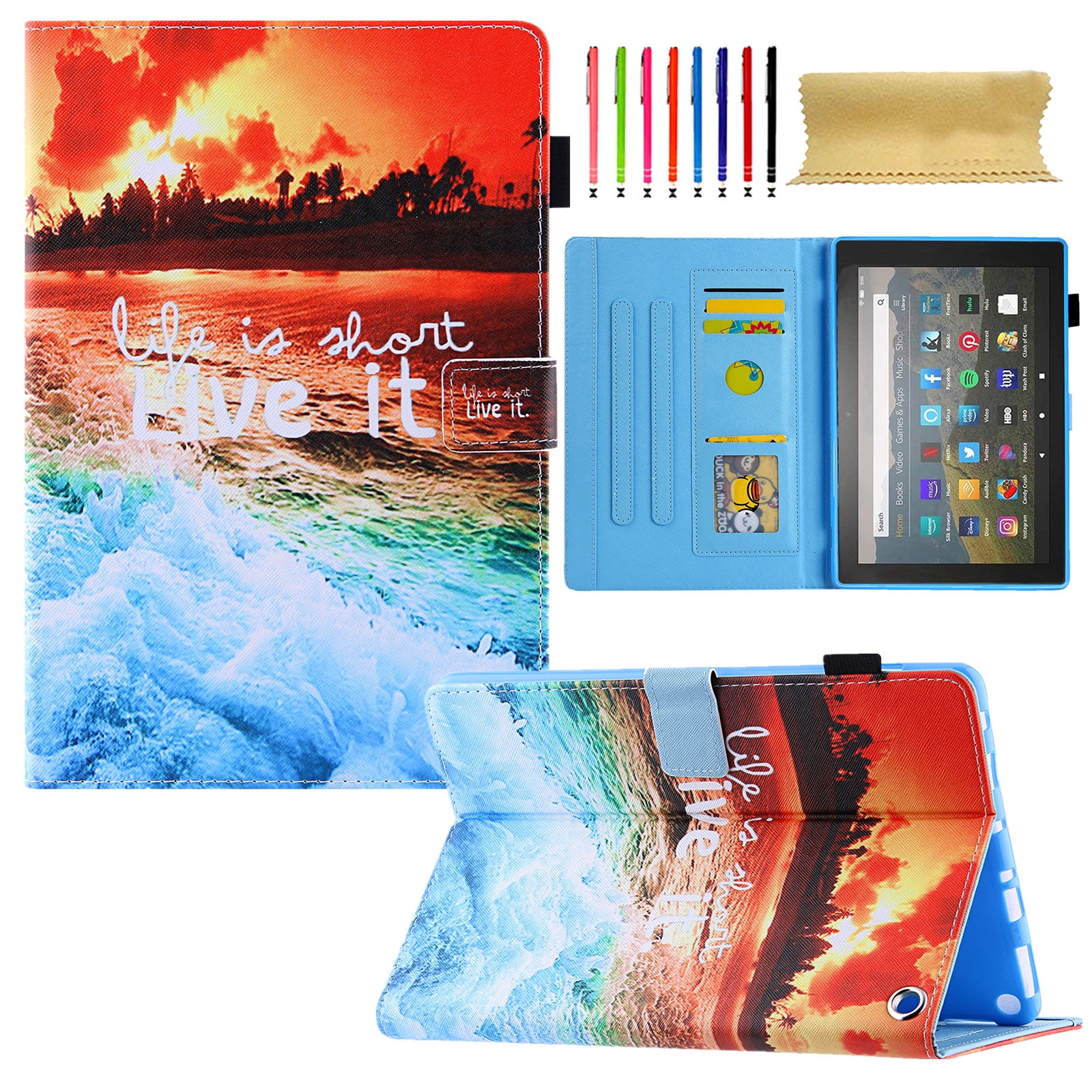 K-Lion Cute Synthetic Leather Case for Amazon Kindle Fire Max 11 Tablet ...