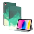thumbnail image 1 of K-Lion Folio Flip Case for Apple iPad (10th generation) 10.9-Inch 2022, Auto Wake Sleep Card Slots Smart Case Slim Gradient Stand Flexible TPU Back Cover with Pencil Holder for iPad 10th Gen,Green, 1 of 5