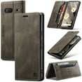 thumbnail image 1 of K-Lion for Google Pixel 7 2022 Wallet Case, Slim Luxury PU Leather Flip Cover RFID Blocking Card Slots Magnetic Closure Anti-Scratch Shockproof Case for Google Pixel 7 6.3 inch, Coffee, 1 of 9