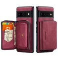 thumbnail image 1 of K-Lion for Google Pixel 7A Case, Pixel 7A Wallet Case with Detachable Magnetic Zipper Pocket Premium PU Leather Flip Stand Shockproof Back Phone Case,Red, 1 of 7