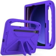 thumbnail image 1 of K-Lion Kids Case for Samsung Galaxy Tab S9 Plus/S8 Plus/S7 Plus/S7 FE 12.4" tablet,Cute Shockproof Lightweight Foam Handle EVA Case Viewing Angles Stand Protective Case Cover,Purple, 1 of 5