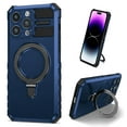 thumbnail image 1 of K-Lion Magnetic Case for iPhone 11 Pro with Rotatable Invisible Ring Stand, Compatible with MagSafe, Military Grade Drop Protection, Shockproof Protective Heavy Duty Rugged Case,Royal Blue, 1 of 8