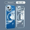 thumbnail image 1 of K-Lion Plating Clean Case for iPhone 14 Plus Case with Magsafe Support Wireless Charging Shockproof  Len Protection Anti-Scratch-Resistant Magnetic for iPhone 14 Plus 6.7 inch,Blue, 1 of 12