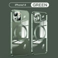 thumbnail image 1 of K-Lion Plating Clean Case for iPhone 14 Plus Case with Magsafe Support Wireless Charging Shockproof  Len Protection Anti-Scratch-Resistant Magnetic for iPhone 14 Plus 6.7 inch,Green, 1 of 12