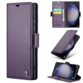 thumbnail image 1 of K-Lion RFID Blocking Wallet Case for Samsung Galaxy S10, Durable Retro Suede PU Leather Folio Flip Case with Magnetic Closure,Galaxy S10 Case Wallet with Card Holder Kickstand, Purple, 1 of 6