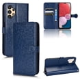 thumbnail image 1 of K-Lion for Samsung Galaxy A13 6.6 inch Wallet Case, Luxury PU Leather Soft TPU Magnetic Clasp Hand Strap Flip Kickstand Card Slots Cash Pocket for Women Men Shockproof Phone Case,Blue, 1 of 9