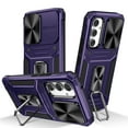 thumbnail image 1 of K-Lion for Samsung Galaxy A54 5G Rugged Case, Heavy Duty Slide Camera Lens Military Grade Drop Protection Case Magnetic Ring Holder Stand Shockproof Case Cover for Samsung Galaxy A54 5G,Purple, 1 of 1