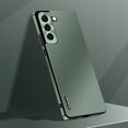 thumbnail image 1 of K-Lion for Samsung Galaxy S21+ Slim Matte Case, Micro Frosted Hard PC Back Aluminum Metal Frame All-inclusive Camera Lens Protection Shockproof Anti-Scratch No Fingerprints Ultra-Thin Case, Darkgreen, 1 of 6